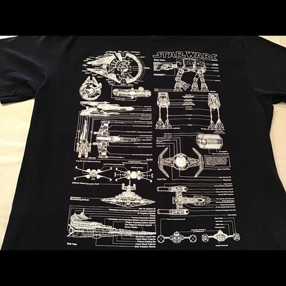 STAR WARS adult T-shirt size L Cotton - Picture 2 of 5